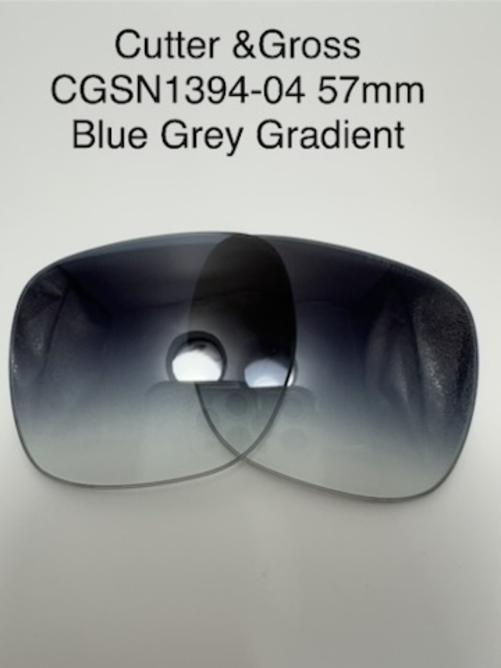 Cutler & Gross CGSN1394 Square Aviator Sunglasses Replacement Lenses Blue Gray